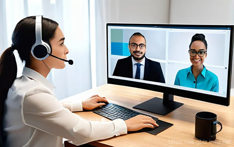 글로벌 비즈니스 분야 취업 시 고려사항 - **Prompt 1: Global Team Collaboration in a Modern Setting**
    A group of five diverse young profes...