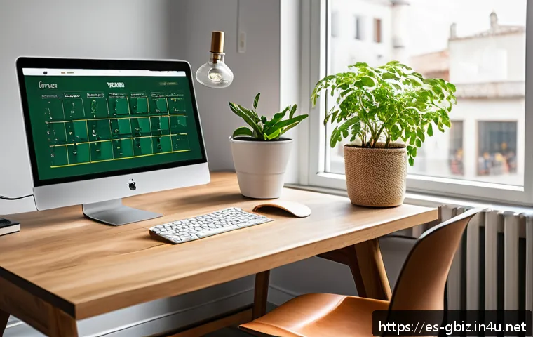 글로벌 비즈니스 자격증 취득을 위한 시간 관리 - A modern, well-lit study room with large windows letting in natural sunlight, a clean and organized ...